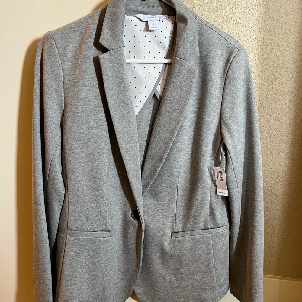 Old Navy gray blazer - size medium - new with tags